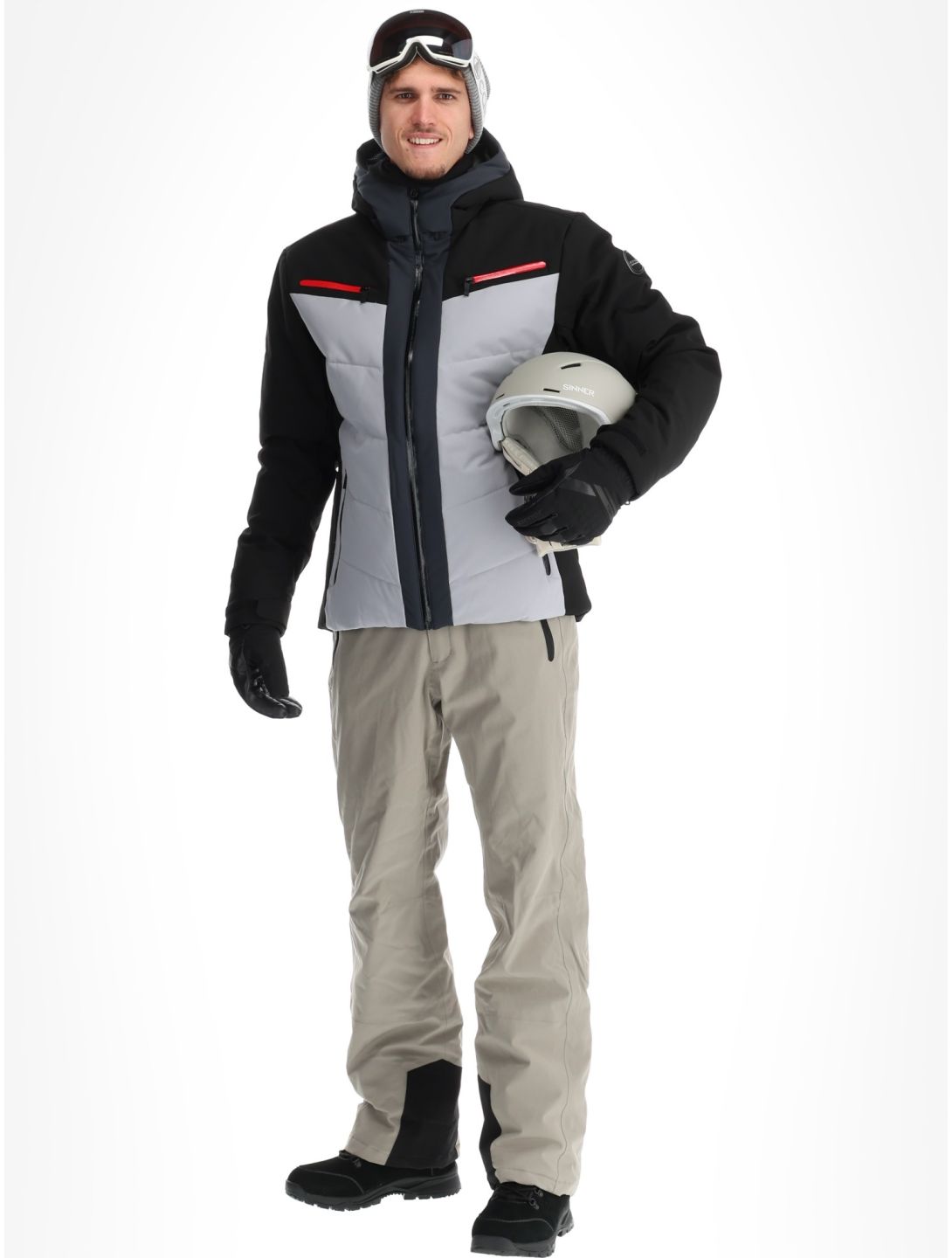Icepeak, Ercolano Skijacke Herren Basic Black schwarz, weiß 