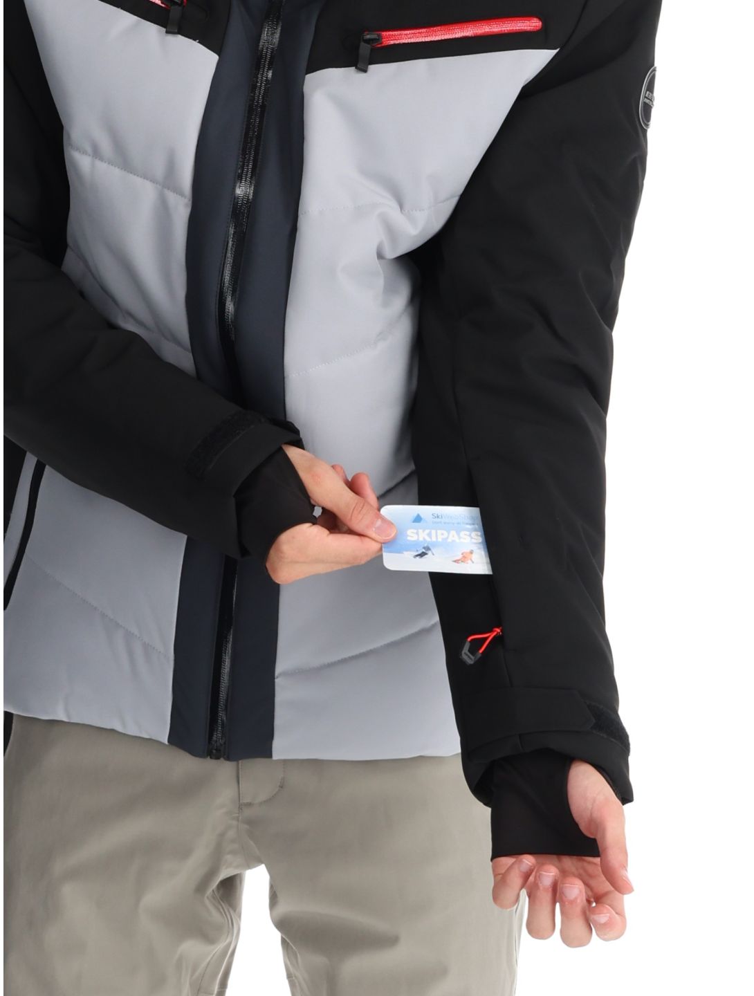 Icepeak, Ercolano Skijacke Herren Basic Black schwarz, weiß 
