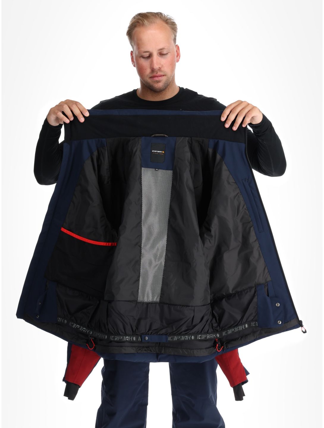 Icepeak, Fircrest Skijacke Herren Dark Blue blau, violett 