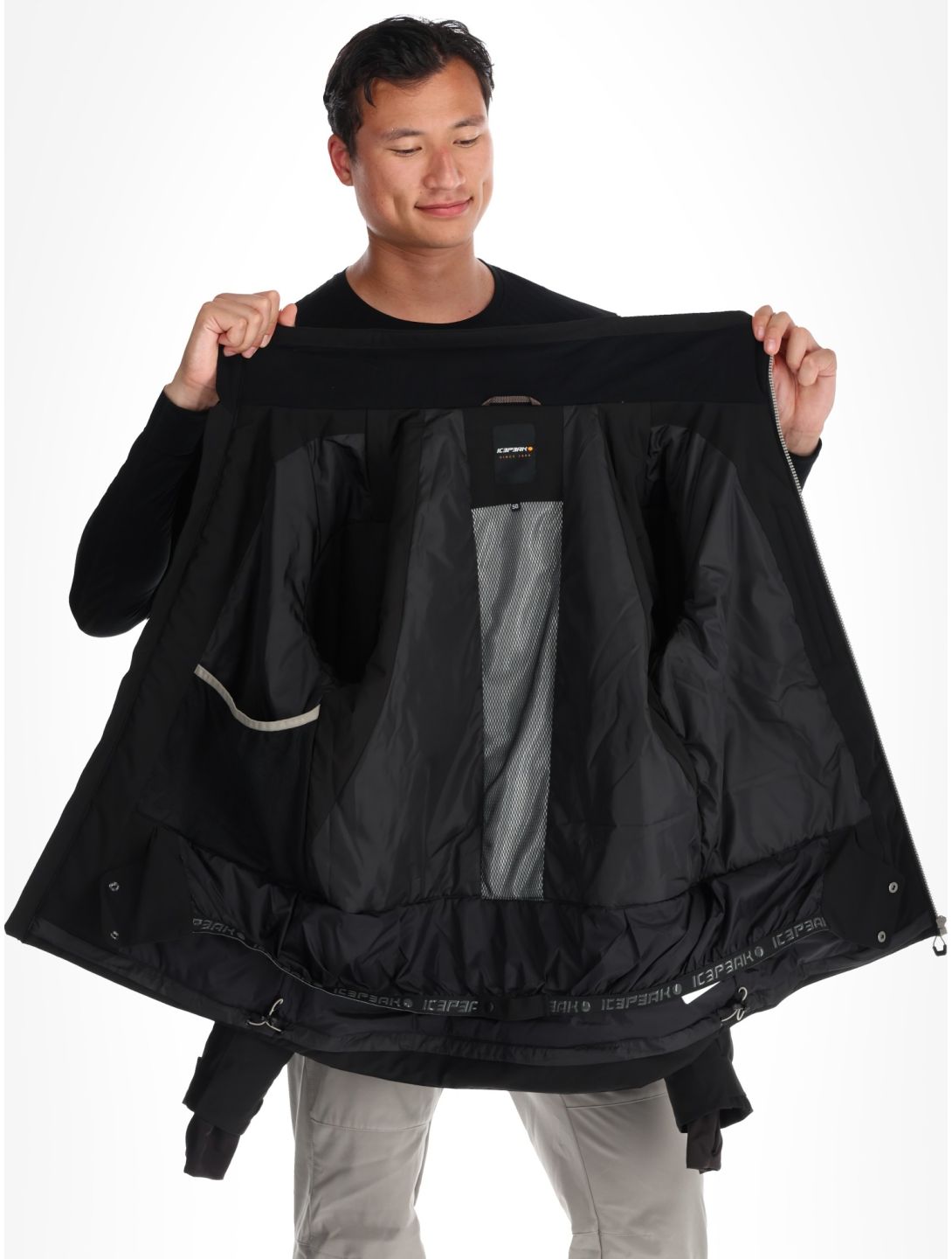 Icepeak, Frisco Skijacke Herren Black schwarz 
