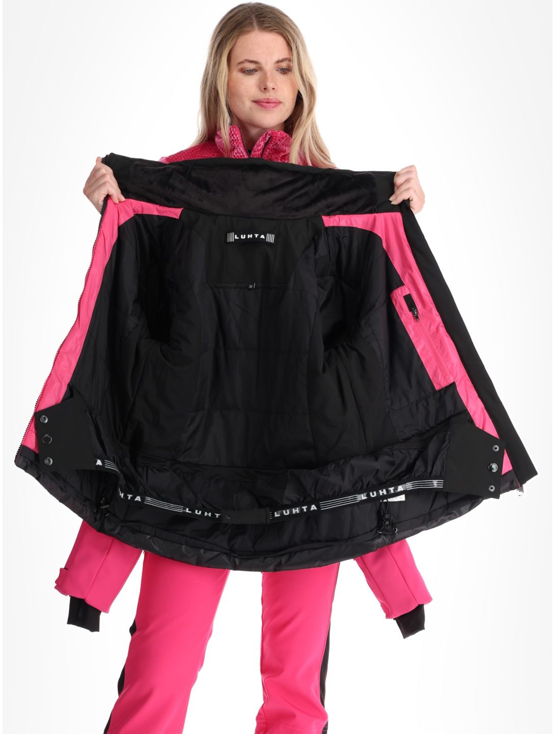 Luhta, Meekonvaara Skijacke Damen Raspberry rosa 