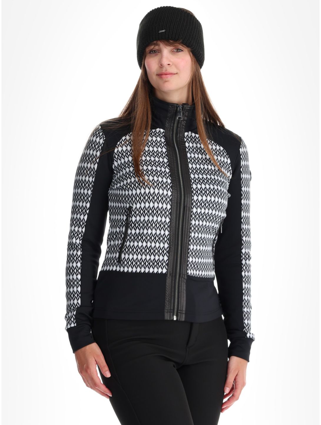 Luhta, Ounastunturi Jacke Damen Silver schwarz, Zilver 