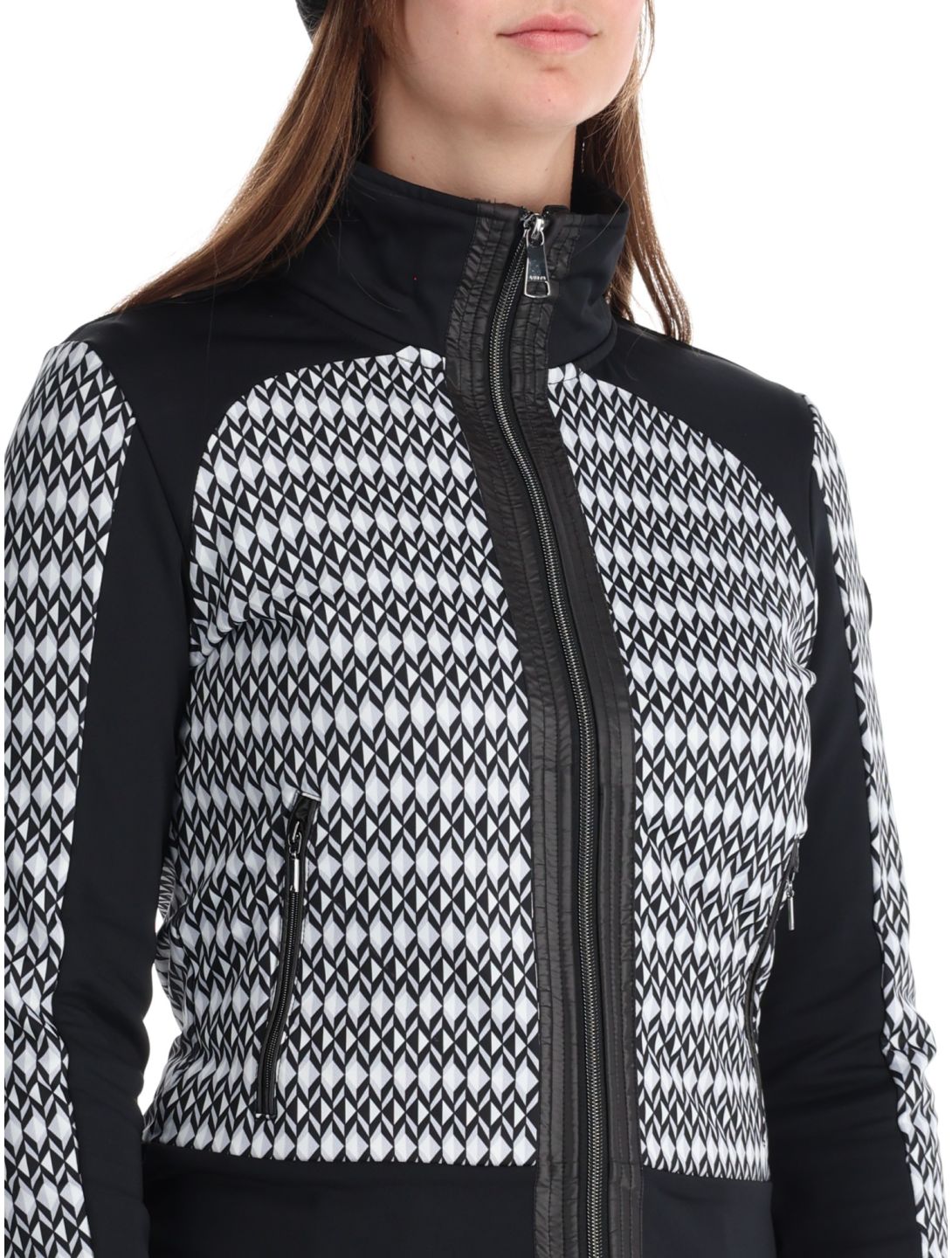 Luhta, Ounastunturi Jacke Damen Silver schwarz, Zilver 
