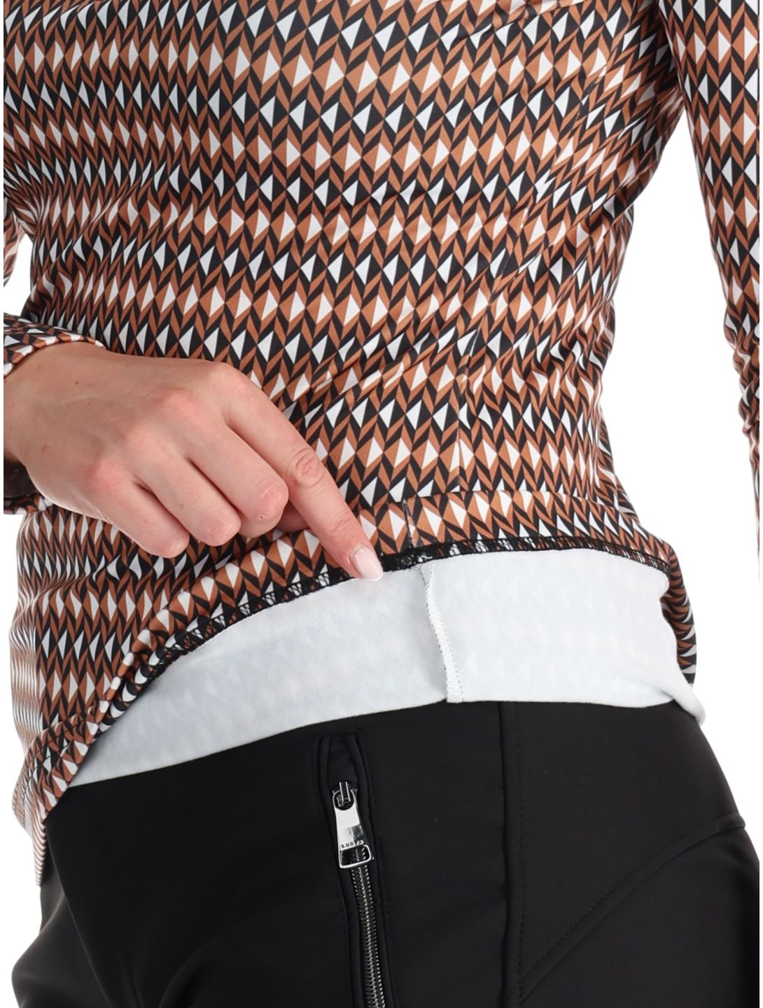 Luhta, Peuratunturi Pullover Damen Fudge mehrfarbig 