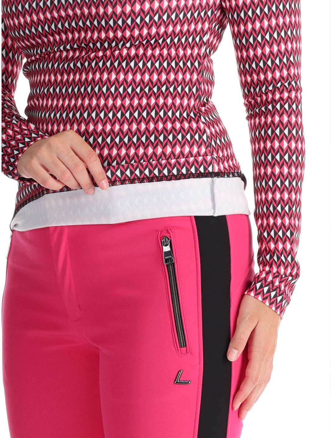 Luhta, Peuratunturi Pullover Damen Raspberry mehrfarbig 