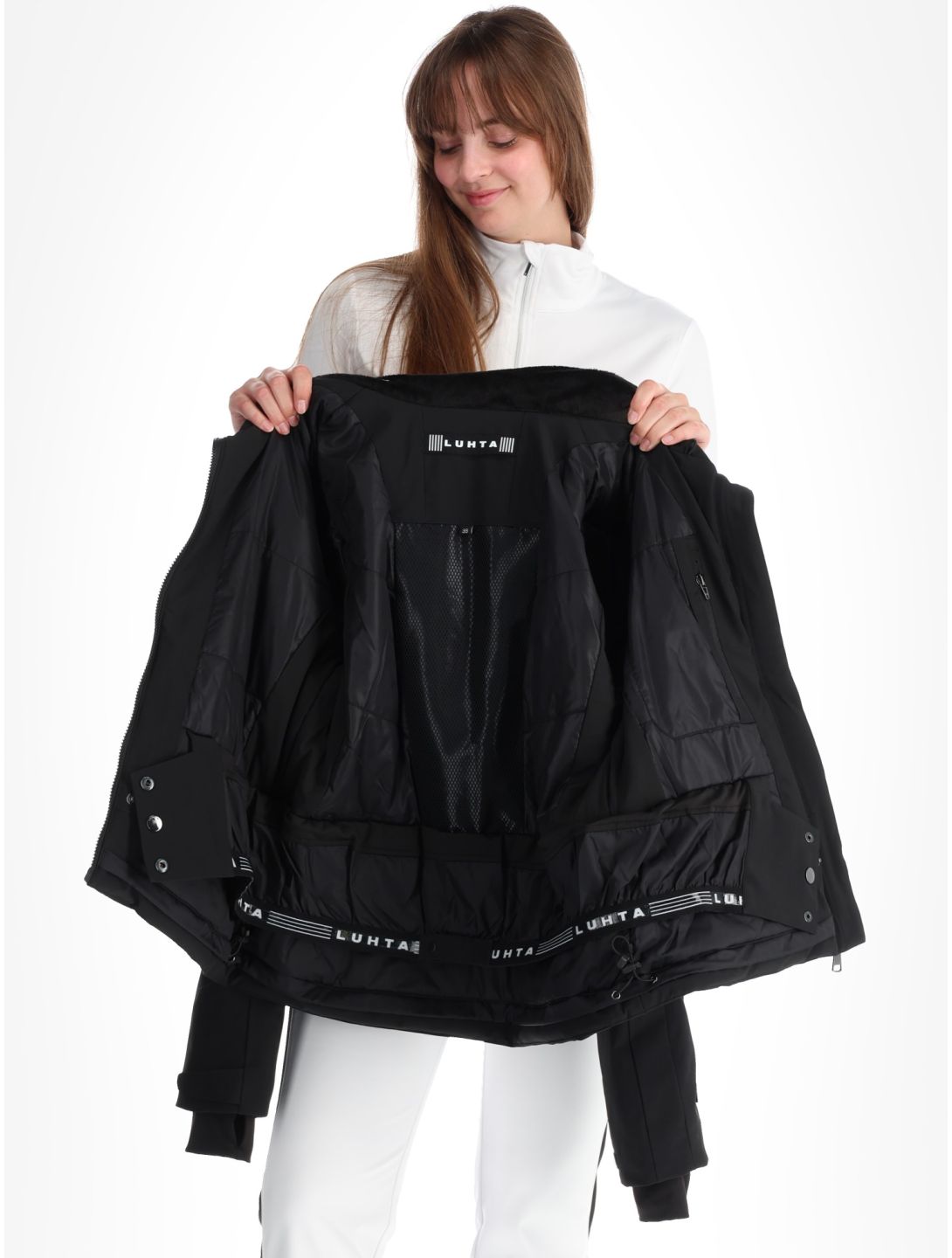 Luhta, Vallovaara Skijacke Damen Basic Black schwarz 