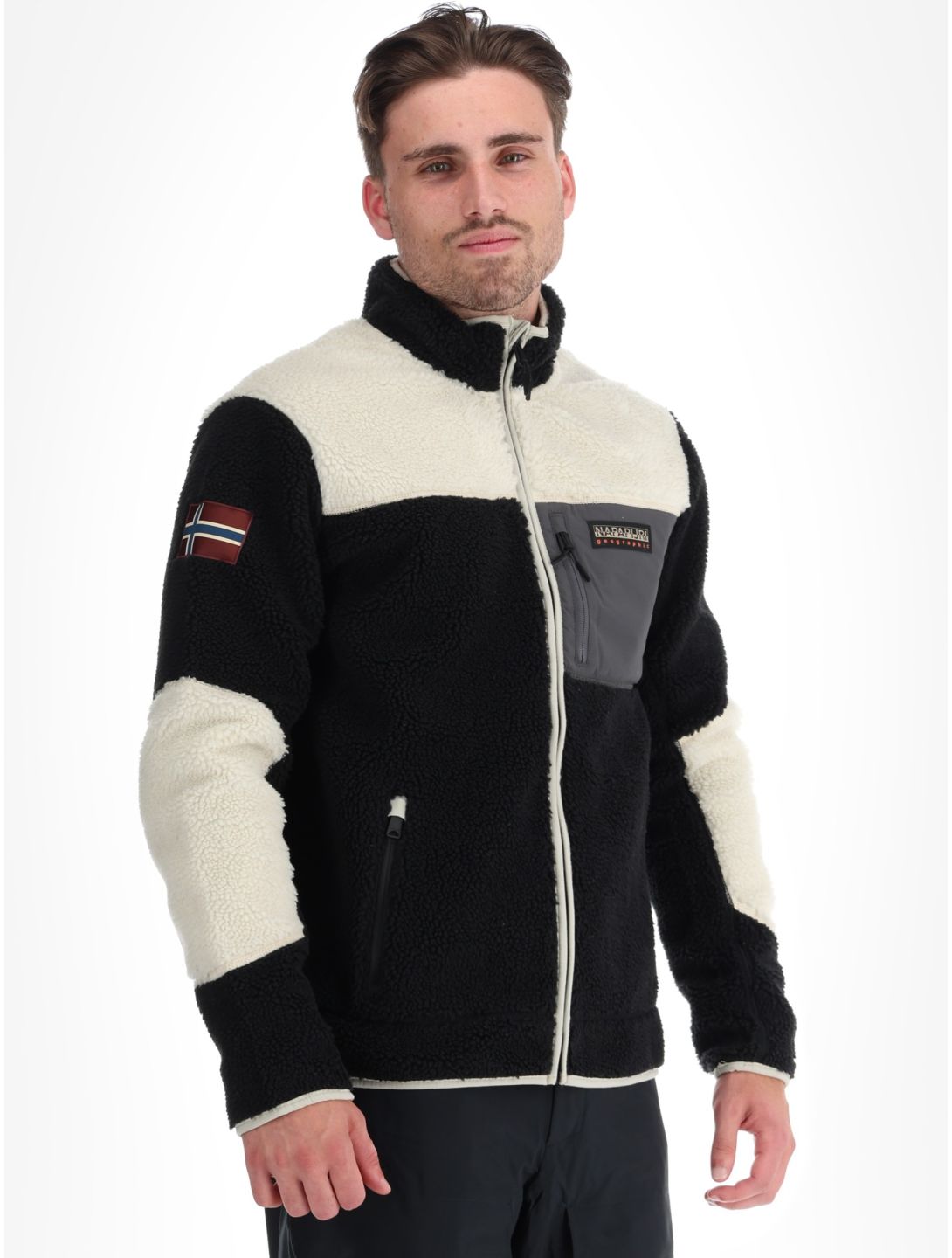 Napapijri, Yupik FZ 3 Jacke Herren CB MCB beige, grau, schwarz 