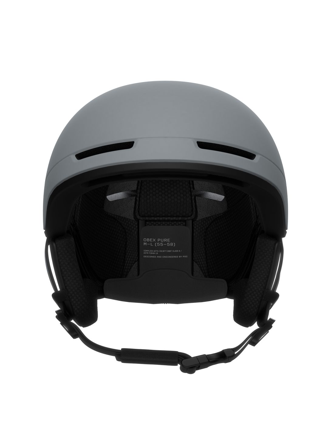 POC, Obex Pure Skihelm Unisex Granite Grey Matt grau 