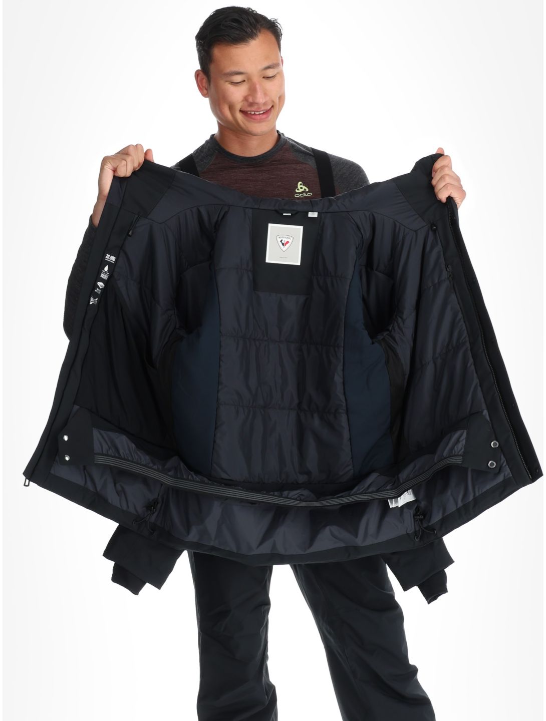 Rossignol, Velika Skijacke Herren Black schwarz 