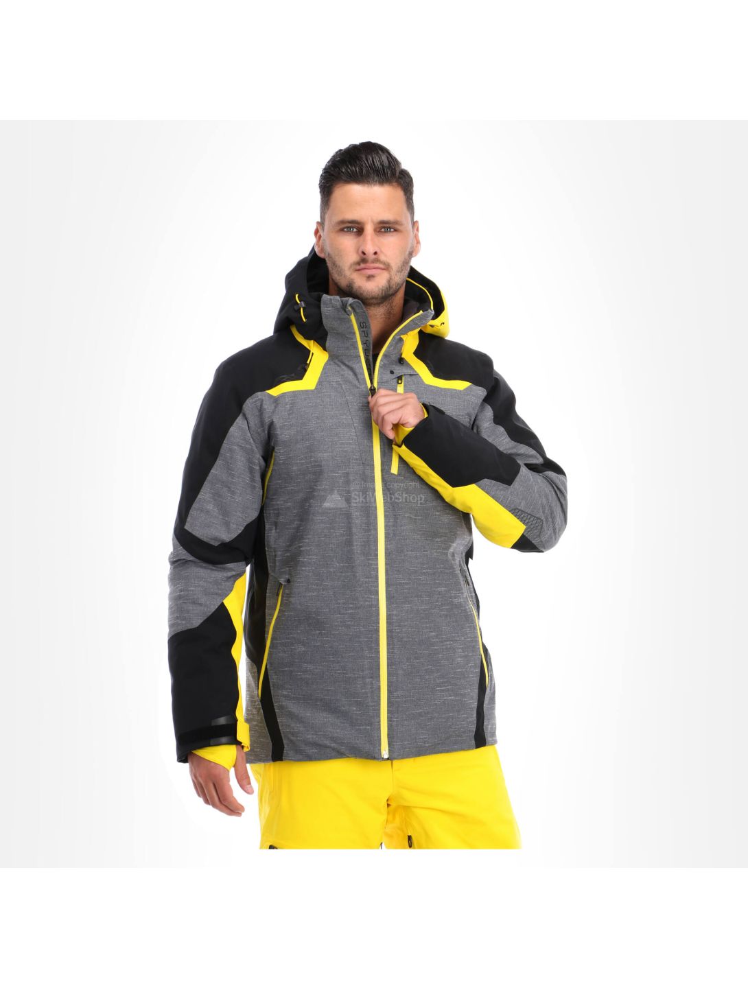 Spyder, Leader GTX, Skijacke, Herren, gelb/schwarz