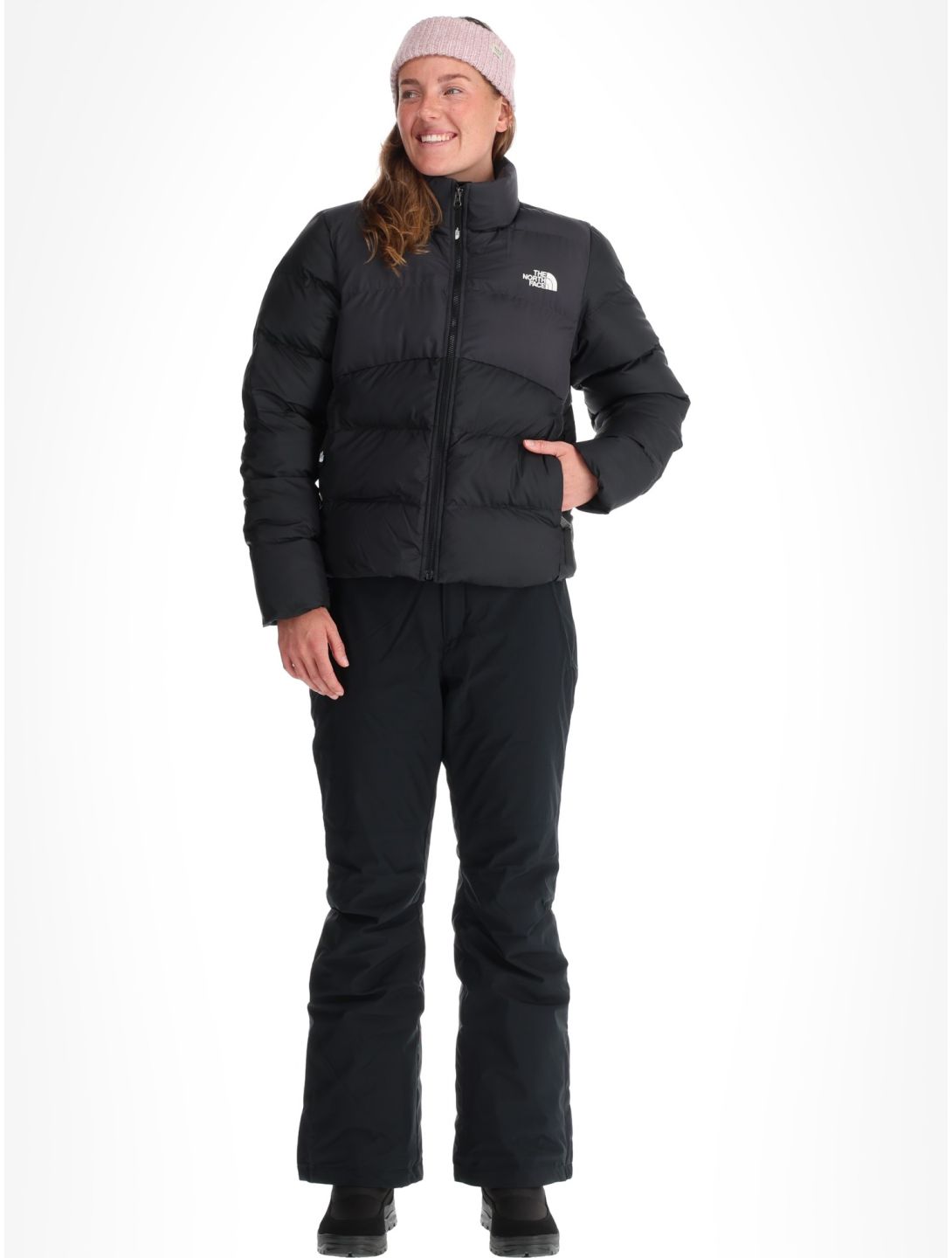 The North Face, W Saikuru Jacket Pullover Damen TNF Black / Asphalt Grey grau, schwarz 
