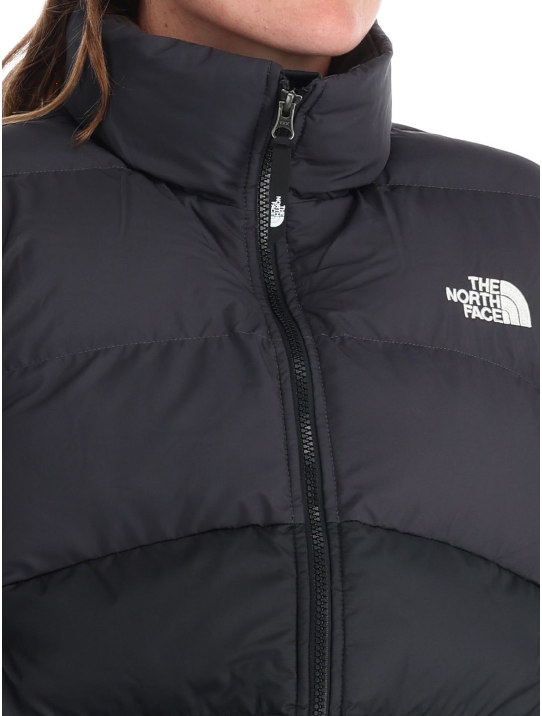 The North Face, W Saikuru Jacket Pullover Damen TNF Black / Asphalt Grey grau, schwarz 