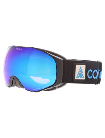 Cairn, Air Vision OTG Skibrille Unisex Mat Black Blue blau, schwarz