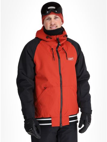 ColourWear, M League 2.0 Skijacke Herren Rust Red rot, schwarz