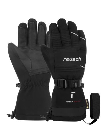 Reusch, Maxim GORE-TEX Skihandschuhe Kinder Black / White schwarz, weiß
